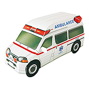 ペーパークラフト　救急車　DIIPP64185
