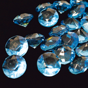 ジュエルアイス　ダイヤモンド　蛍光クリア　ブルー（１ｋｇ）　（1袋）KISJI62691