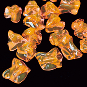 ジュエルアイス　ロック　蛍光クリア　オレンジ（１ｋｇ）　（1袋）KISJI62697